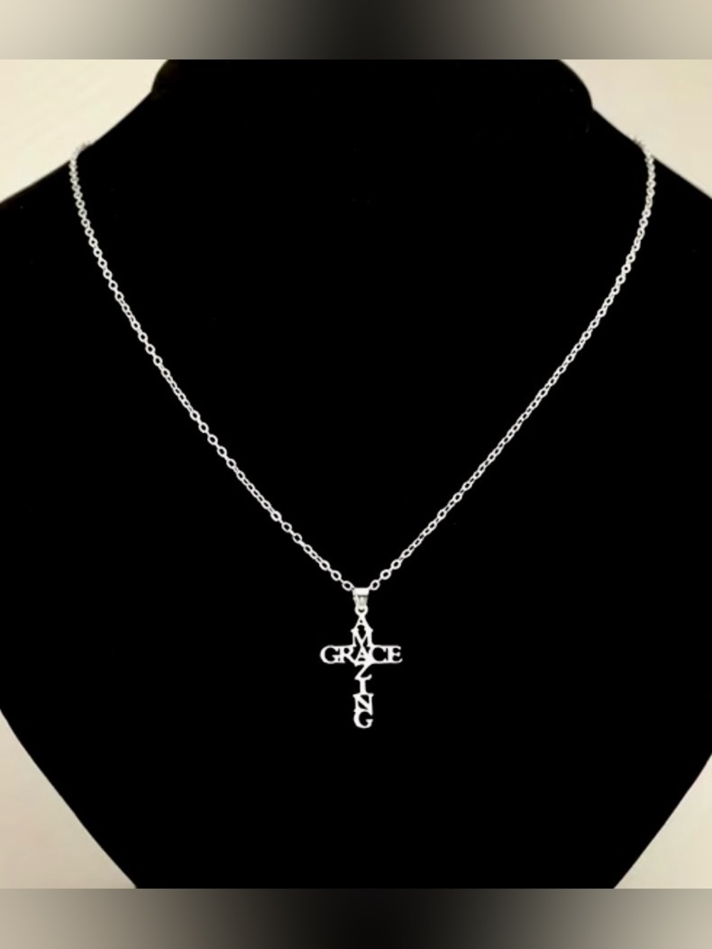 Faith & Love Script Necklace Set - Picture 11 of 13